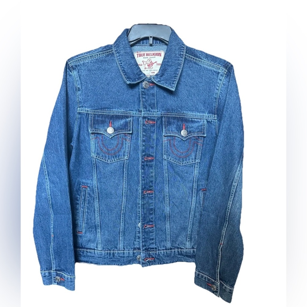 True Religion Jesse Trucker  Denim Jacket Size Small